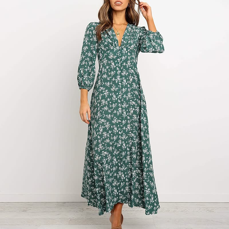 Nathalie - Elegante Maxi Jurk