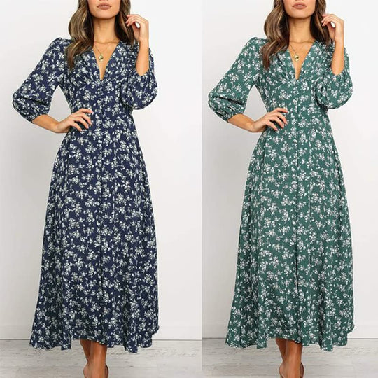 Nathalie - Elegante Maxi Jurk