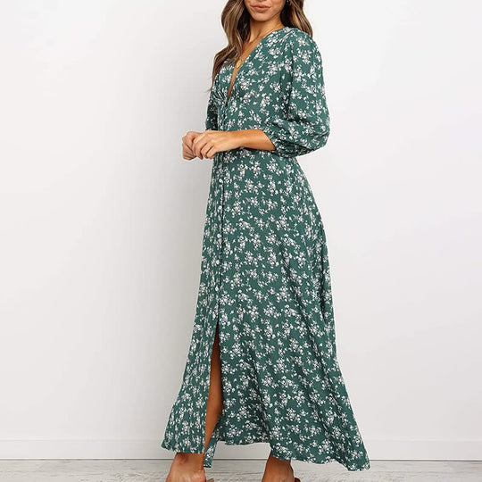 Nathalie - Elegante Maxi Jurk