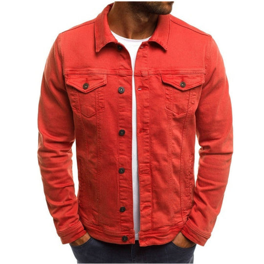 Fernando - Casual Denim Jack Heren
