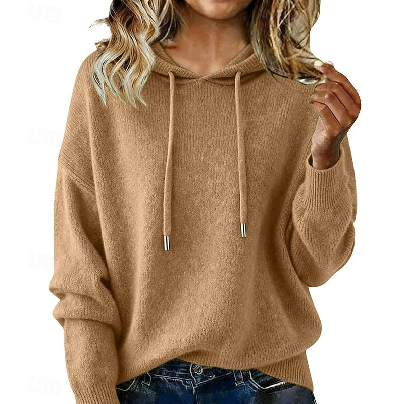 Sarah - Stijlvolle Oversized Gebreide Hoodie