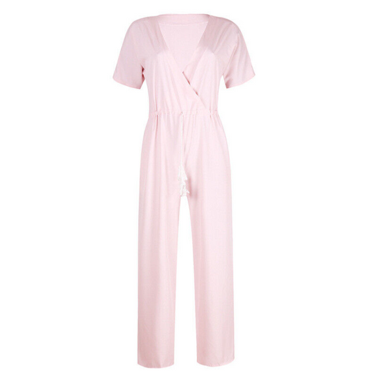 ByJules - Zomerse Jumpsuit met Luchtige Stof en Trendy Look