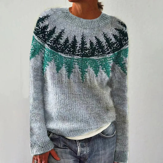 Martine - Stijlvolle Vintage Gebreide Trui