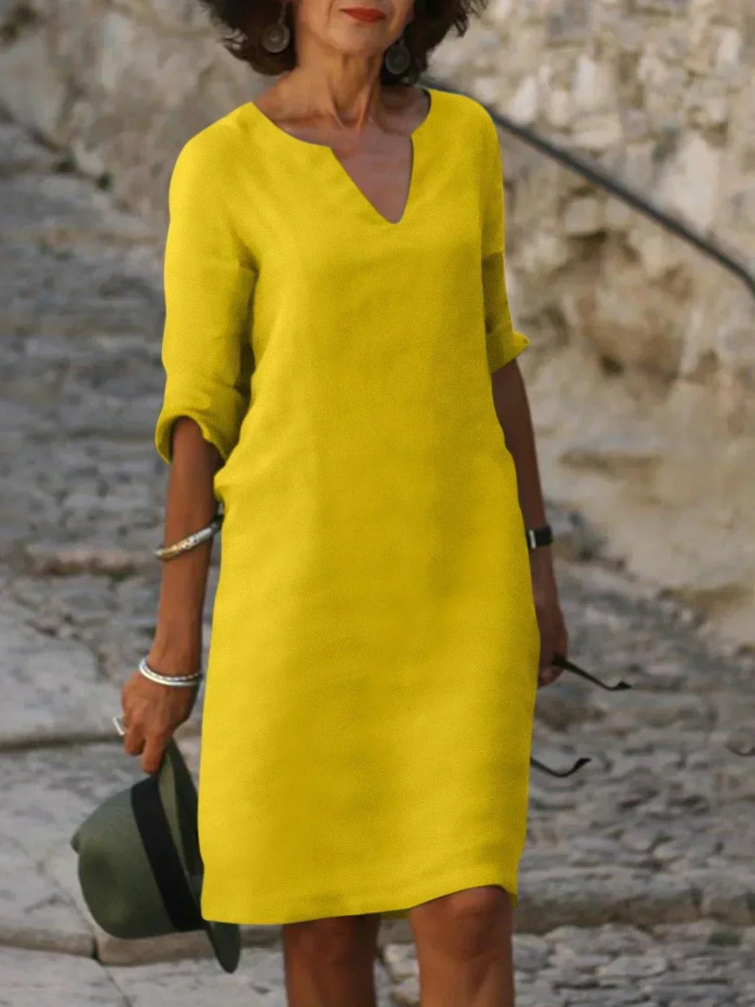 Linnen Jurk Dames Casual - Mia