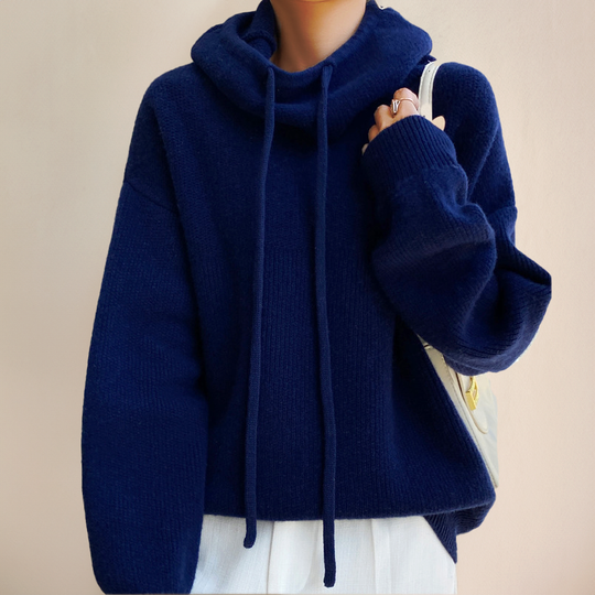 Sandra - Elegante Oversized Warme Grofgebreide Coltrui