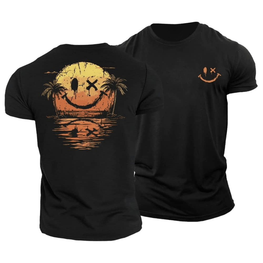 Lucas - Zomerse Smiley T-Shirt Heren