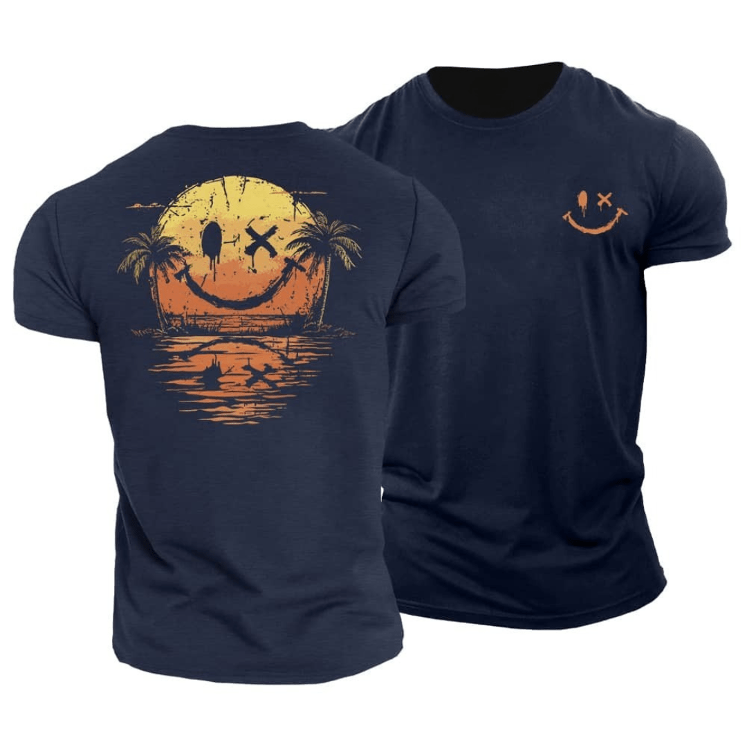 Lucas - Zomerse Smiley T-Shirt Heren