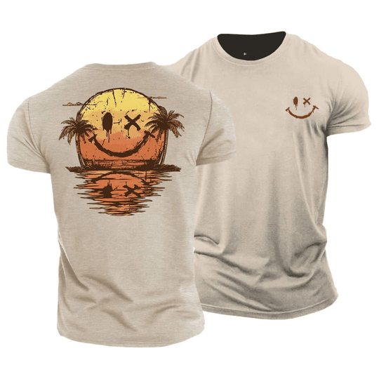 Lucas - Zomerse Smiley T-Shirt Heren