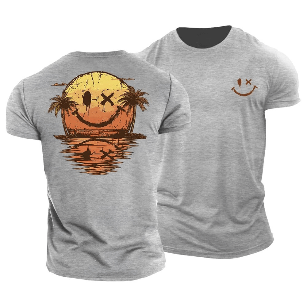 Lucas - Zomerse Smiley T-Shirt Heren