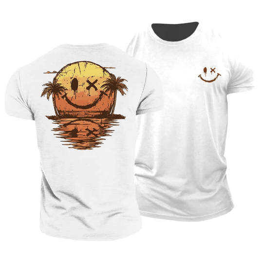 Lucas - Zomerse Smiley T-Shirt Heren