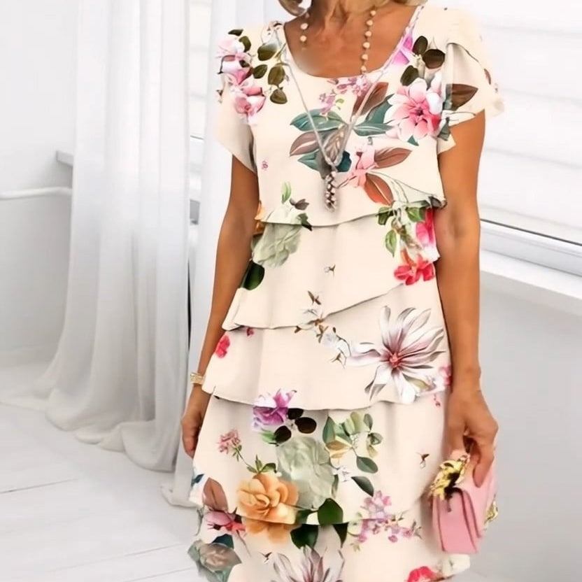 Lagenjurk Dames Met Bloemenprint - Aria