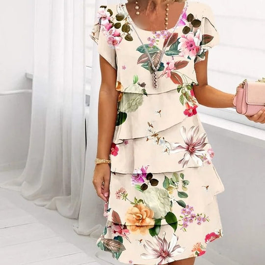 Lagenjurk Dames Met Bloemenprint - Aria