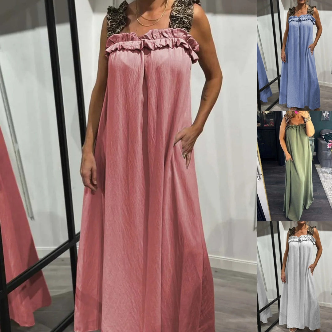 Sabrina - Elegante Mouwloze Maxi Jurk