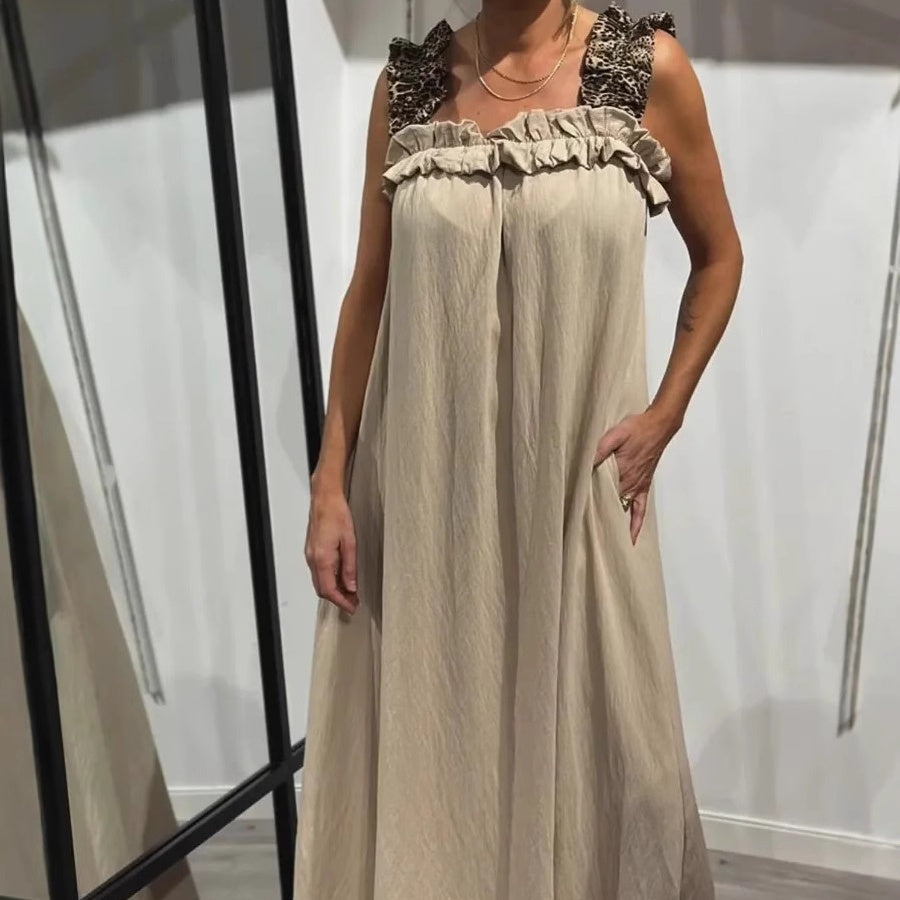 Sabrina - Elegante Mouwloze Maxi Jurk