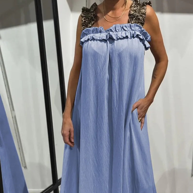 Sabrina - Elegante Mouwloze Maxi Jurk