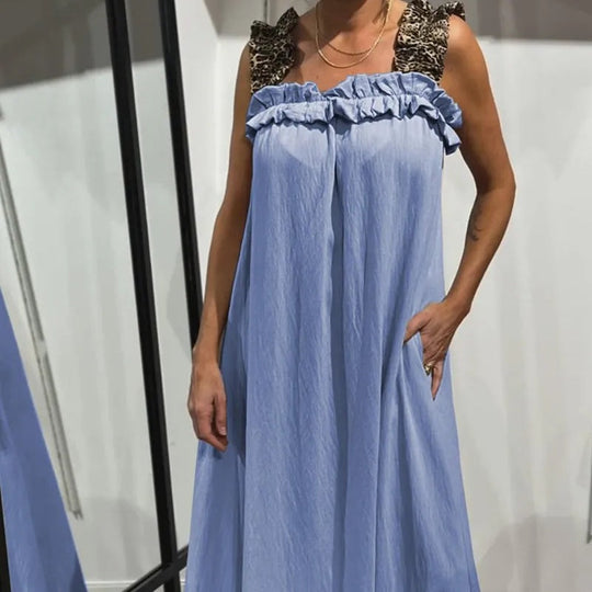 Sabrina - Elegante Mouwloze Maxi Jurk