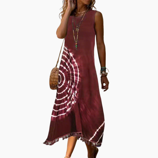 Suzanne - Mooie Tie-Dye Maxi Jurk