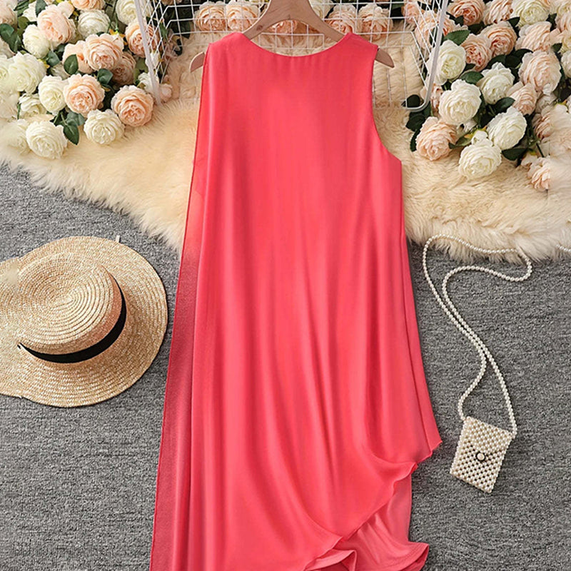 Naomi | Zomer Jurk Dames Mouwloos