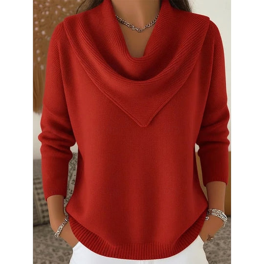 Rebecca - Elegante Oversized Gebreide Coltrui