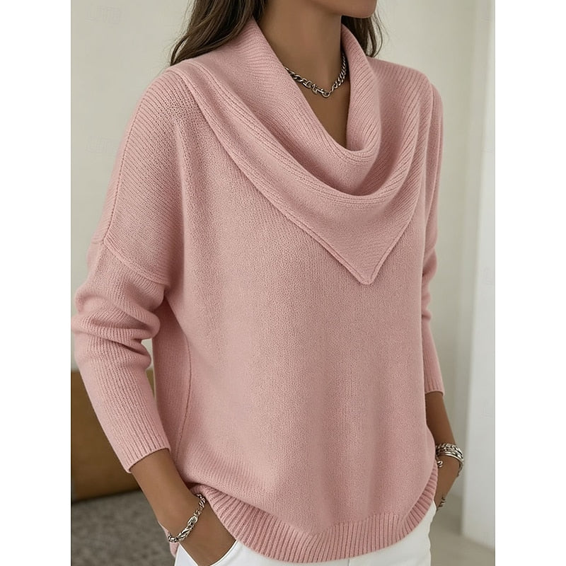 Rebecca - Elegante Oversized Gebreide Coltrui