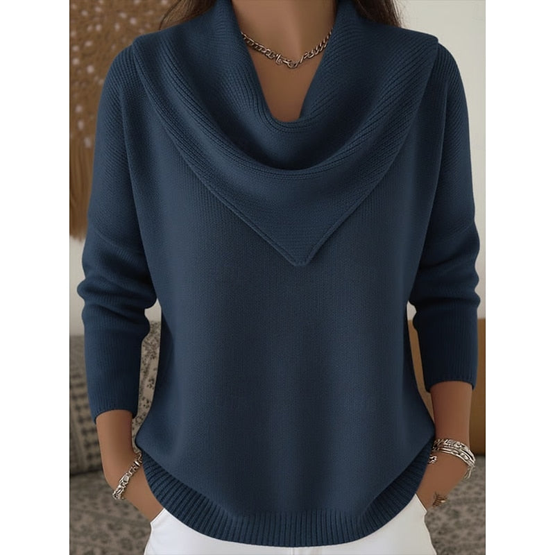 Rebecca - Elegante Oversized Gebreide Coltrui