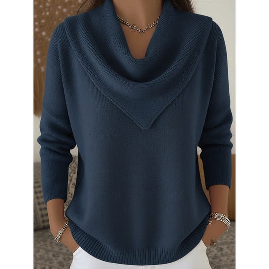 Rebecca - Elegante Oversized Gebreide Coltrui
