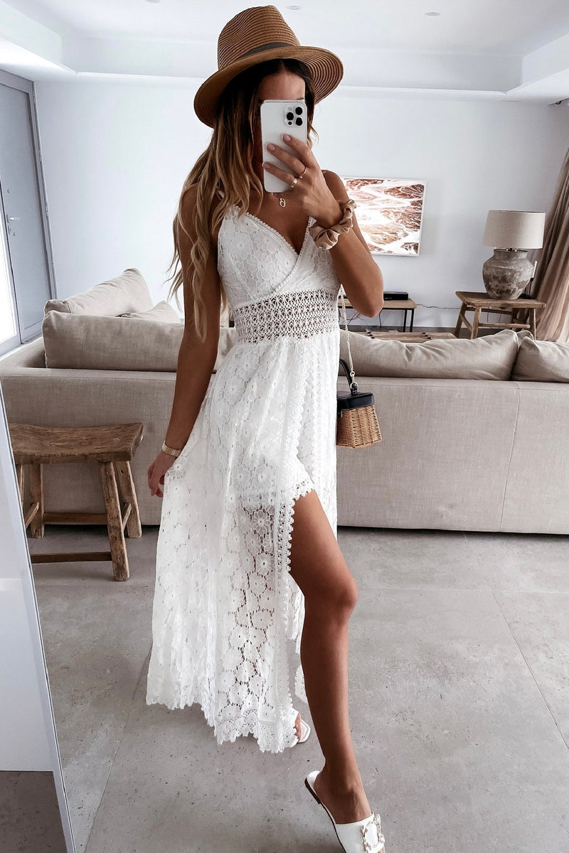 Indira - Stijlvolle Boho Maxi Jurk Met Print Dames