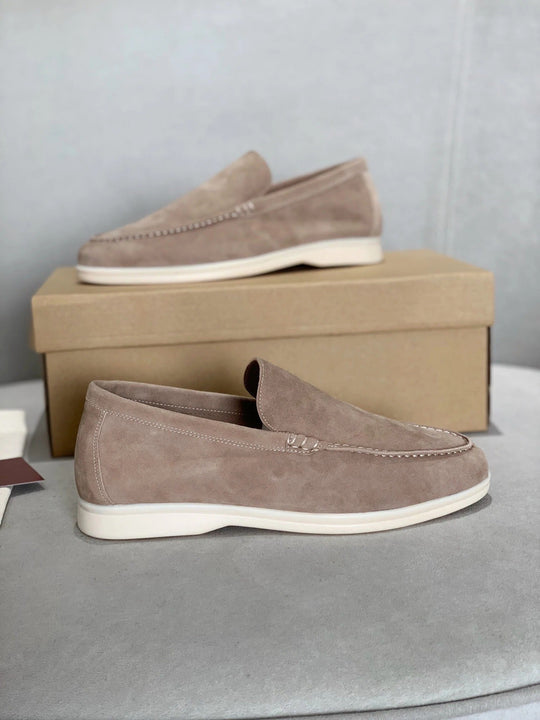 Heren Loafers Suède Comfortabel Old Money Stijl