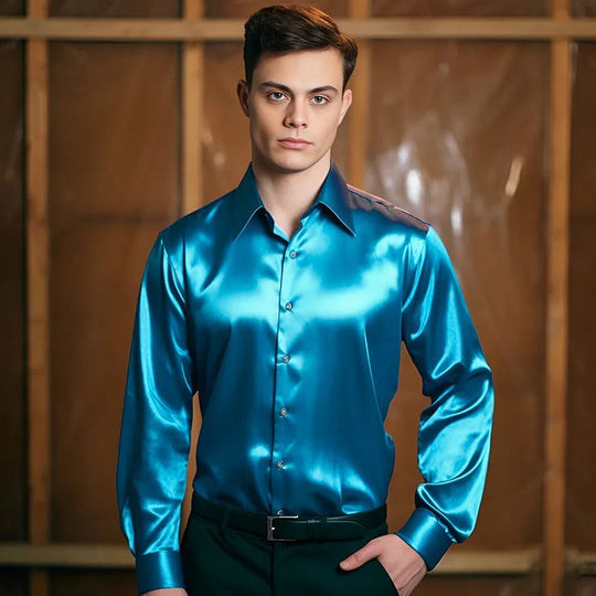 Variant image for Rolf - Satijnen Overhemd - Luxe - Heren-43