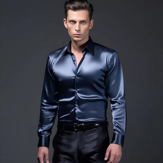 Variant image for Rolf - Satijnen Overhemd - Luxe - Heren-37