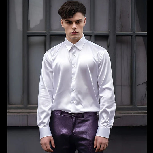 Rolf - Satijnen Overhemd - Luxe - Heren-2