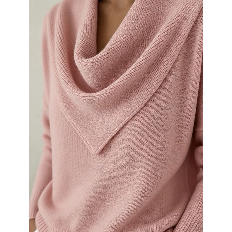 Rebecca - Elegante Oversized Gebreide Coltrui