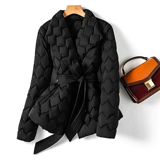 Ingeborg - Elegante Gewatteerde Winterjas