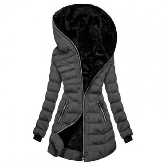 Angela - Stijlvolle Fleece Gewatteerde Jas