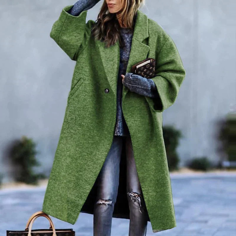 Zanda - Mantel wol chic dames