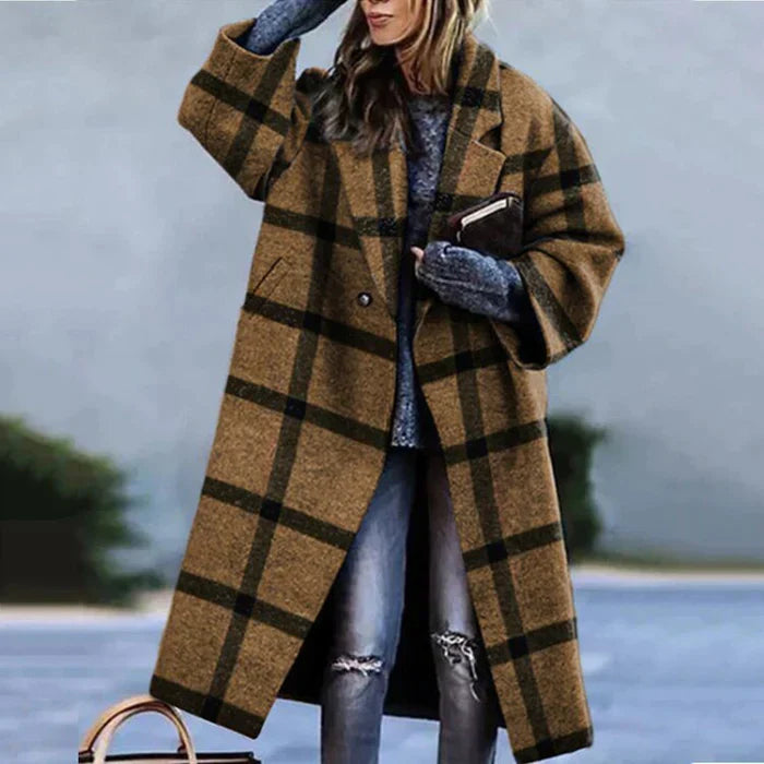 Zanda - Mantel wol chic dames