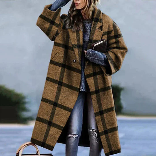 Zanda - Mantel wol chic dames