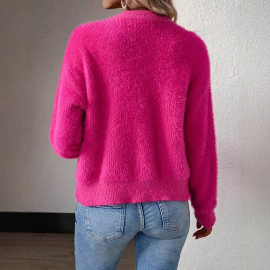 Saskia - Stijlvol Teddy V-Hals Vest