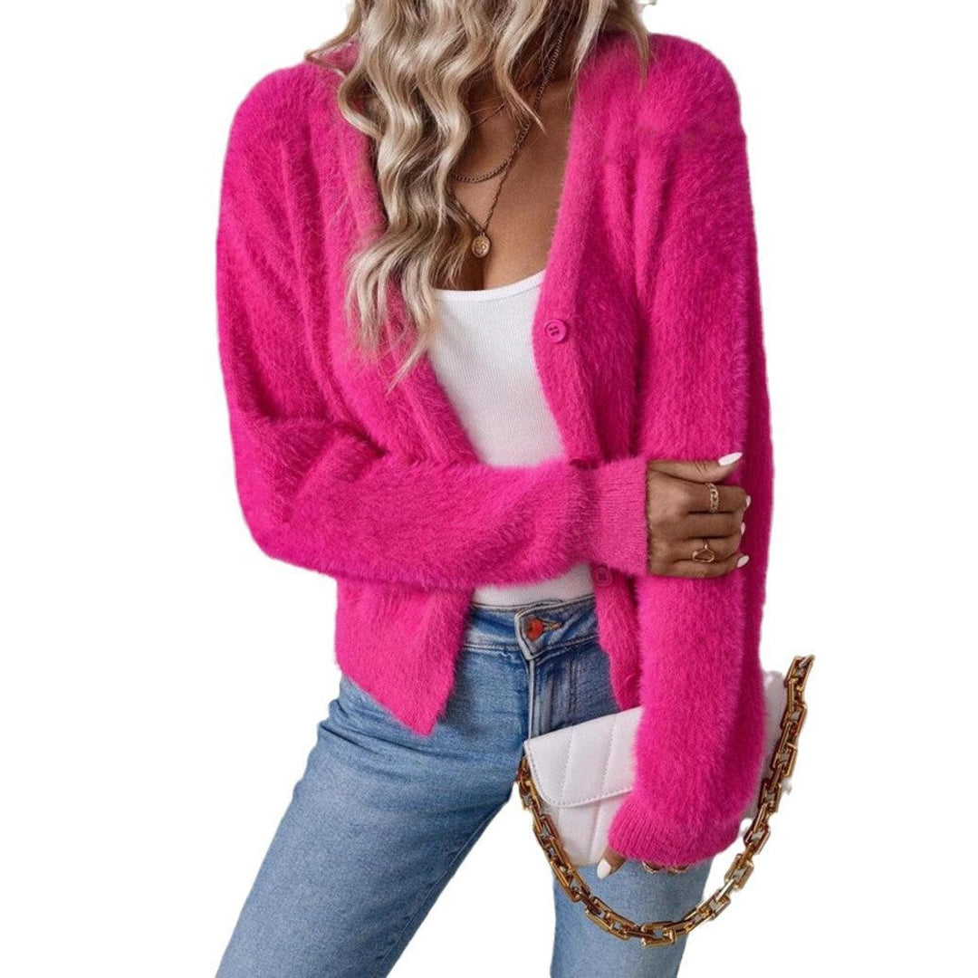 Saskia - Stijlvol Teddy V-Hals Vest