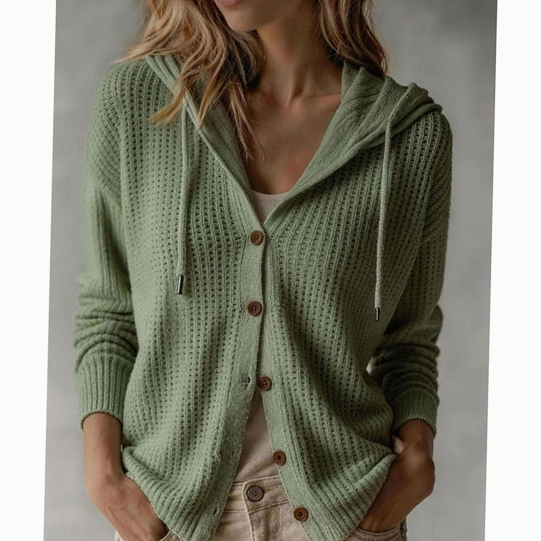 Victoria - Elegant Gebreid Capuchon Vest