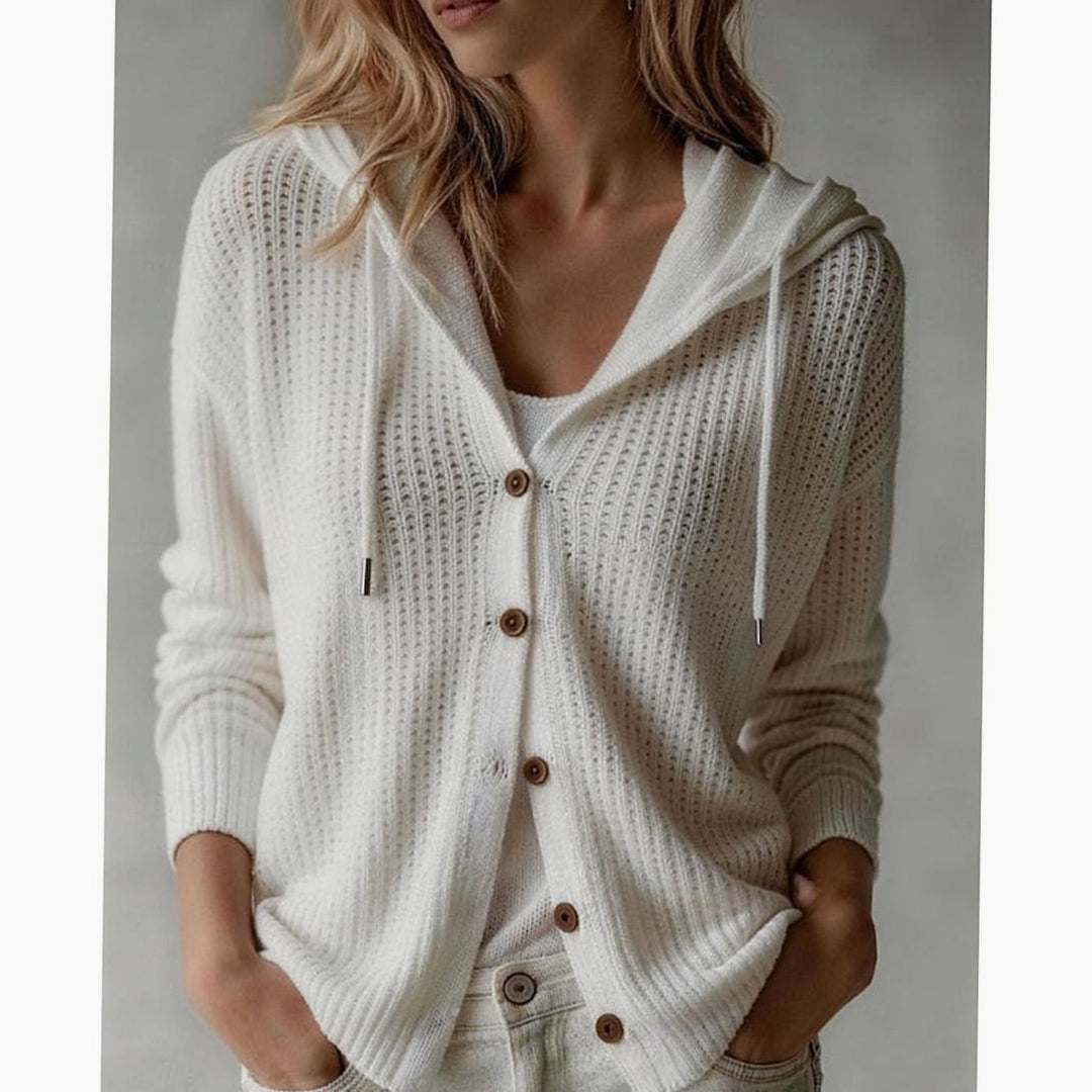 Victoria - Elegant Gebreid Capuchon Vest