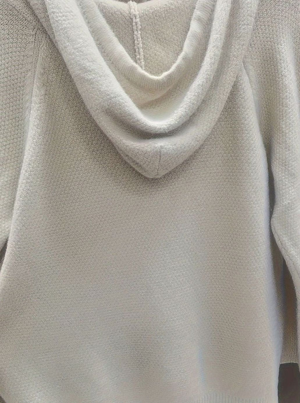 Kate - Stijlvol Oversized Gebreid Capuchon Vest