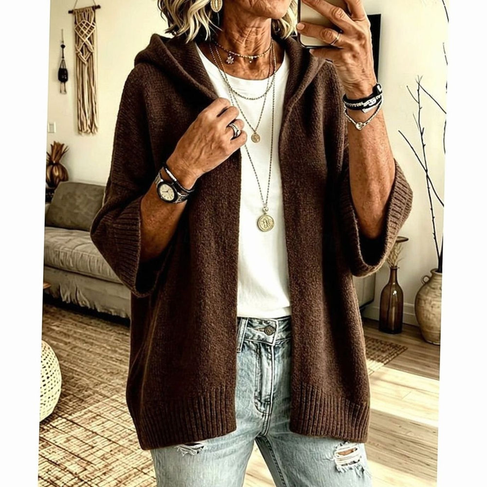 Joanne - Elegant Oversized Capuchon Vest