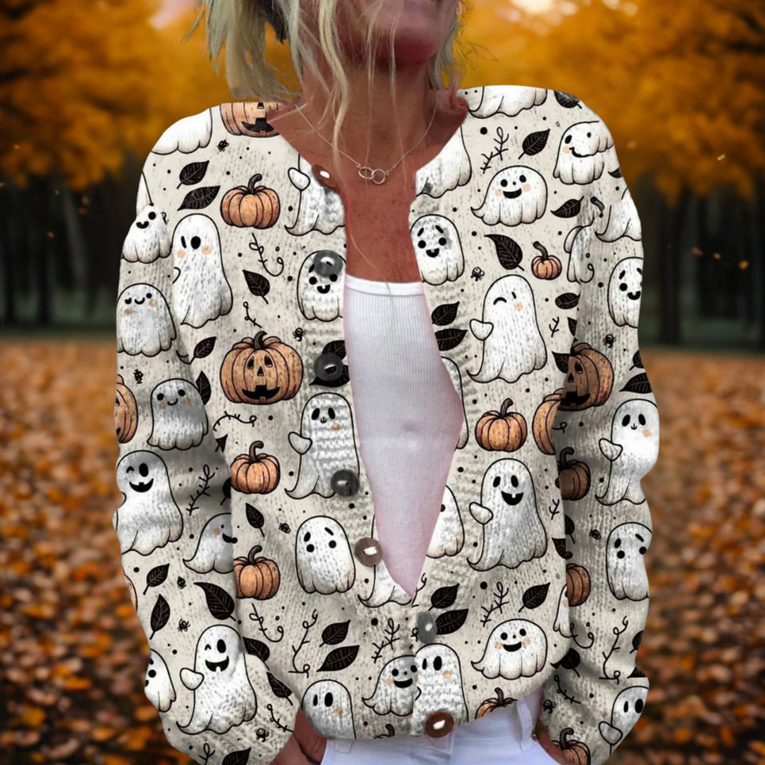 Emma - Stijlvol Gebreid Knopen Vest