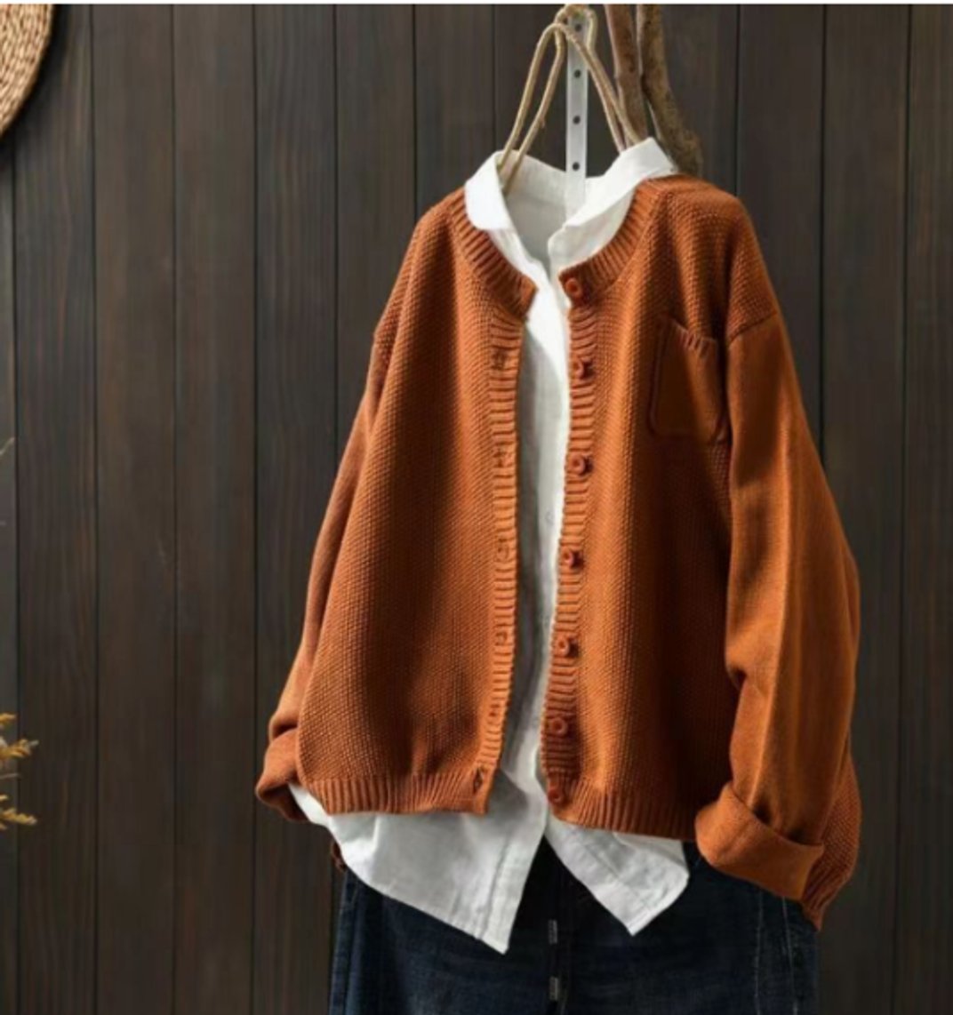 Karin - Elegant Oversized Grofgebreid Vest