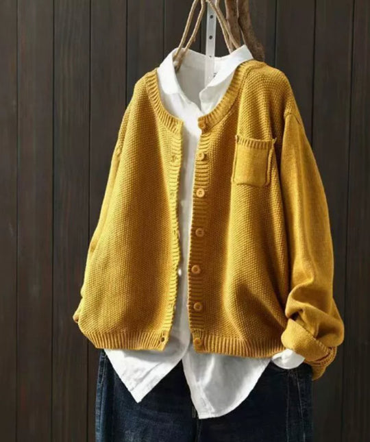 Karin - Elegant Oversized Grofgebreid Vest