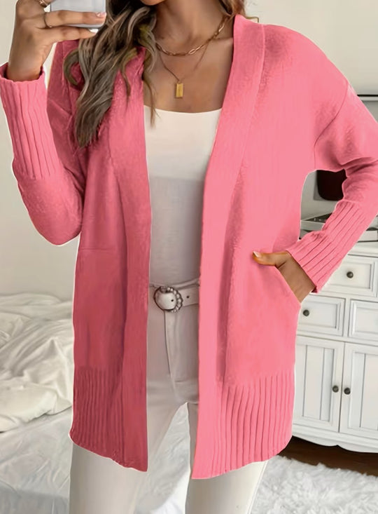 Wendy - Stijlvol Oversized Ribgebreid Vest
