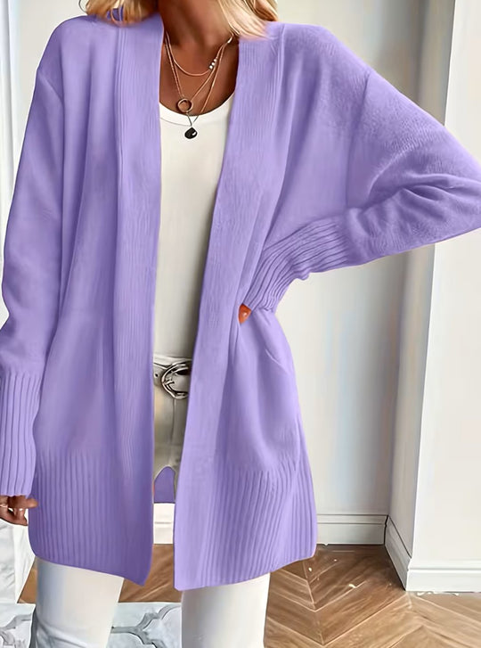 Wendy - Stijlvol Oversized Ribgebreid Vest