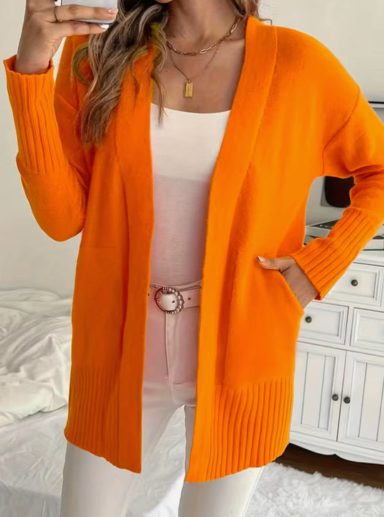 Wendy - Stijlvol Oversized Ribgebreid Vest