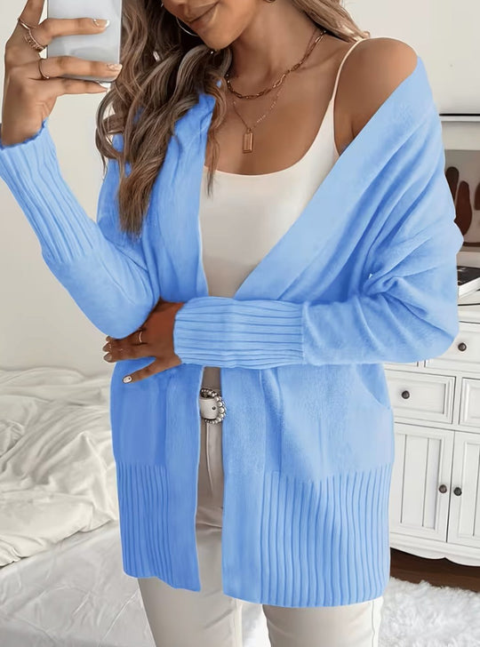 Wendy - Stijlvol Oversized Ribgebreid Vest